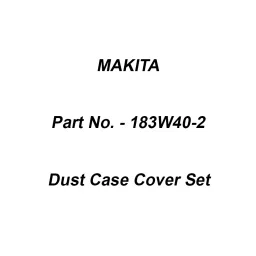 Makita Dust Case Cover Set Suitable For CS002G, Part No 183W40-2-image-76