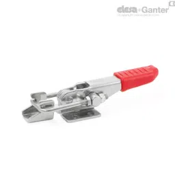 Elesa+Ganter Horizontal Latch Type Stainless Steel Toggle Clamps For Pulling Action GN 851-160-T-NI-16