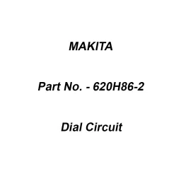 Makita Dial Circuit Suitable For RT001G, Part No 620H86-2-31