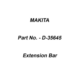 Makita Extension Bar Size 140 mm, Part No D-35645-35
