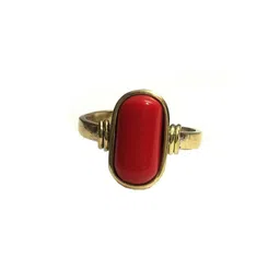 GenZcomplex Gold-Plated Alloy Finger Ring-image-69