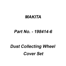 Makita Dust Collecting Wheel Cover Set Suitable For DGA404, Part No 198414-6 (Set of 100)-picture-16