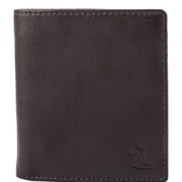 Kara Dark Brown Solid Leather Bi-Fold Wallet-picture-44