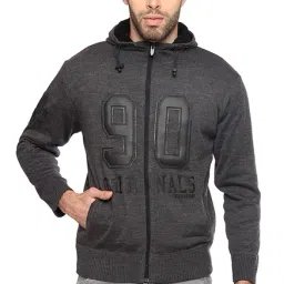 Duke Dark Grey Hooded Printed Sweatshirt-picture-23