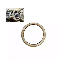 Auto Pearl Ring Type Car Steering Wheel Cover (Diamond Plus) Compatible with Aveo-picture-36