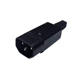 SETMI INDIA Computer Power Connector Male PVC, Black-39