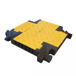RS PRO 500 mm Black & Yellow Cable Cover in Rubber, 25 mm Inside dia., 2522831-image-35