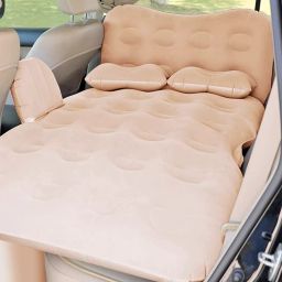 Pivalo M1 Inflatable Car Bed Mattress with Two Air Pillows, Car Air Pump and Repair Kit (Beige)-picture-27