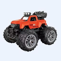 Lattice Off-Road Spray Stunt RC Car with 360° Rotation, LED Lights & Cool Spray Effects (Multicolor)-11
