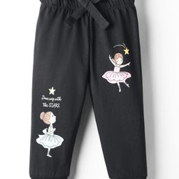 CUCUMBER Sinker Knit Full Length Lounge Pant with Dancing with The Stars & Ballerina Print - Black-picture-18