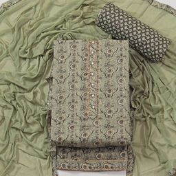 ASISA Dyed Unstitched Dress Material-image-22