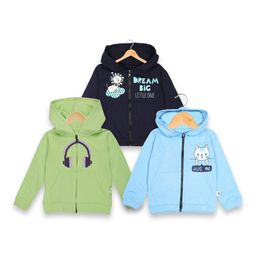 The Mom Store Unisex Kids Printed Hooded Sweatshirt-34