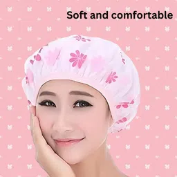 basicare Soft And Comfortable Shower Cap image 3