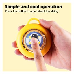 VGRASSP Adjustable Hanging Table Tennis Trainer Toy For Kids And Adults - Indoor Training Toy With Push Button String Retraction - Includes 6 Ping Pong Balls and 2 Rackets - Multicolor image 4