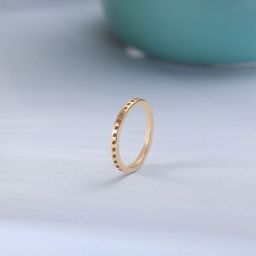Mia by Tanishq Yellow Gold Grid Pop Ring-image-67