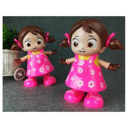 YAMAMA Walking Dancing Singing Girl Toy With Light And Music Toy Interactive Toy For Kids - Multicolor image 5