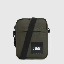 Green Men Sling Bag Brand Logo Print-image-67