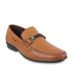 Metro Men's Tan Casual Loafers-picture-1
