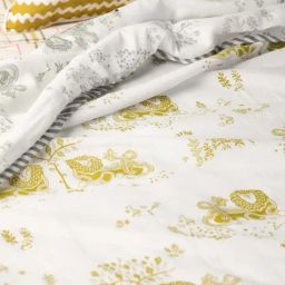 freedom tree Resting Lion Mulmul And Cotton Voile Double Dohar - Lime And Grey image 2