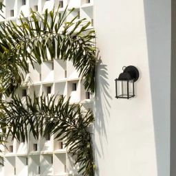 Whispering Homes Float Outdoor Wall Light - Transparent Glass-image-78