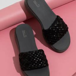 Inc.5 Women's Black Casual Wedges-image-68