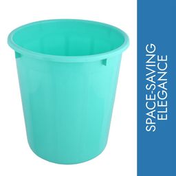 Kuber Industries Green 3-Pcs Open Garbage Dustbin image 3