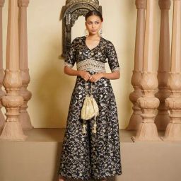 Monk and Mei Tehzeeb Brocade Jumpsuit-picture-30