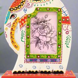 apka mart White Printed Table Photo Frame image 5