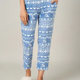 Dreamz by Pantaloons Printed Mid-Rise Straight Lounge Pants-picture-44