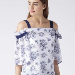 KASSUALLY White Floral Print Top-picture-22