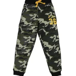 Plum Tree Kids Olive Camouflage Joggers-image-83