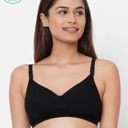 Inner Sense Black Non Wired Padded Nursing Bra-picture-32