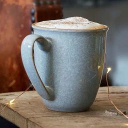 Denby Elements Blue Stoneware Coffee Mug (.3 L)- Set of 4-28