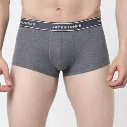 Jack & Jones Grey Regular Fit Trunks-picture-16
