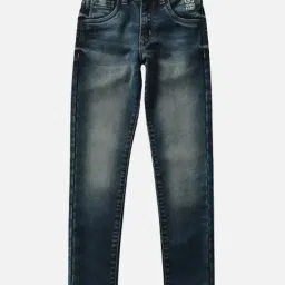 Gini & Jony Kids Blue Washed Jeans-image-36