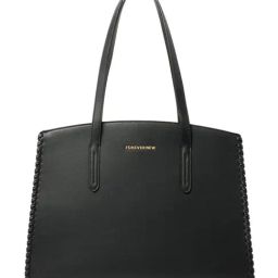 Forever New Black Wylie Whipstitch Large Tote-79
