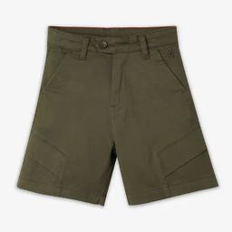 Ed-a-Mamma Kids Olive Textured Shorts-image-95