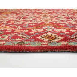 Presto Red & Gold Polyester Traditional Carpet image 5