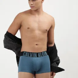 Calvin Klein Multicolored Polyester Solid Low Rise Trunk - Pack of 3 image 5