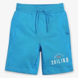 Ed-a-Mamma Kids Blue Printed Shorts-image-102
