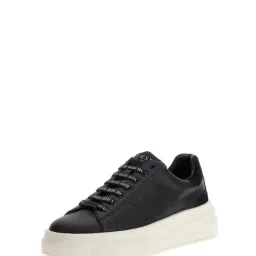 Guess Men Black Solid Lace-up Sneakers-picture-7