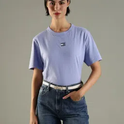 Tommy Hilfiger Purple Cotton Regular Fit T-Shirt-picture-19