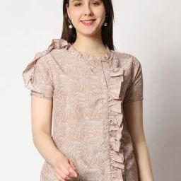 Prettify Beige Printed Top-image-70
