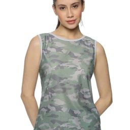 DOMIN8 Green Printed Sports T-Shirt-image-12