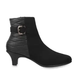 Metro Women's Black Casual Booties-picture-6