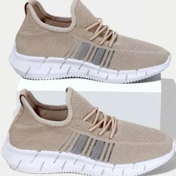 Rapid Box Men's Beige Running Shoes-picture-10