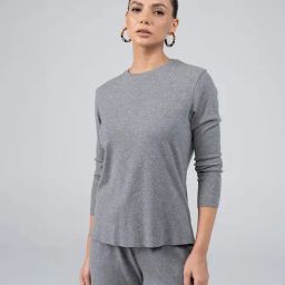 EDRIO Grey Melange Thermal Top-image-69