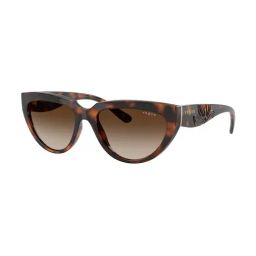 Vogue Eyewear In Vogue Brown Irregular Gradient Sunglasses for Women-picture-15
