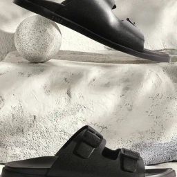 Rare Rabbit Men's Black Slides-image-22