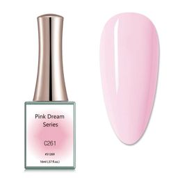 BELLE GAGA Pink Dream Series UV LED Gel Nail Polish - 16 ml - Shade - C261-image-47